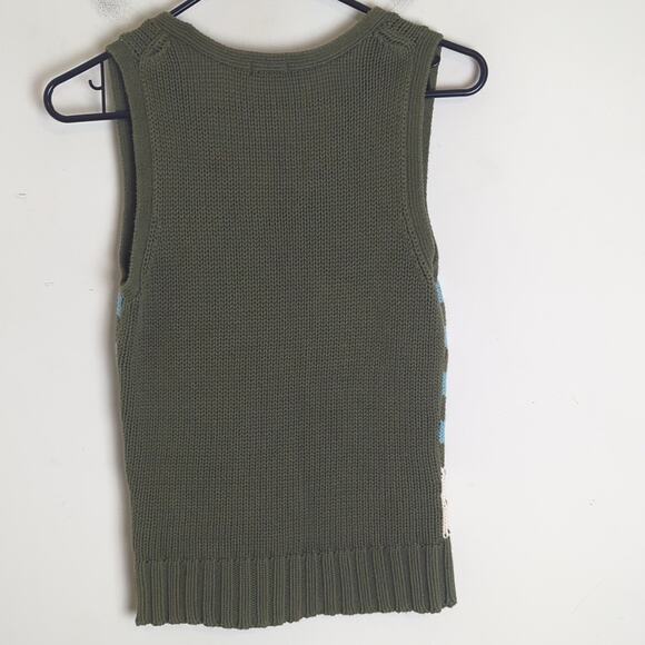 Vintage Argyle Perfect Fit Sweater Vest Preppy Women's Size S - Picture 7 of 8